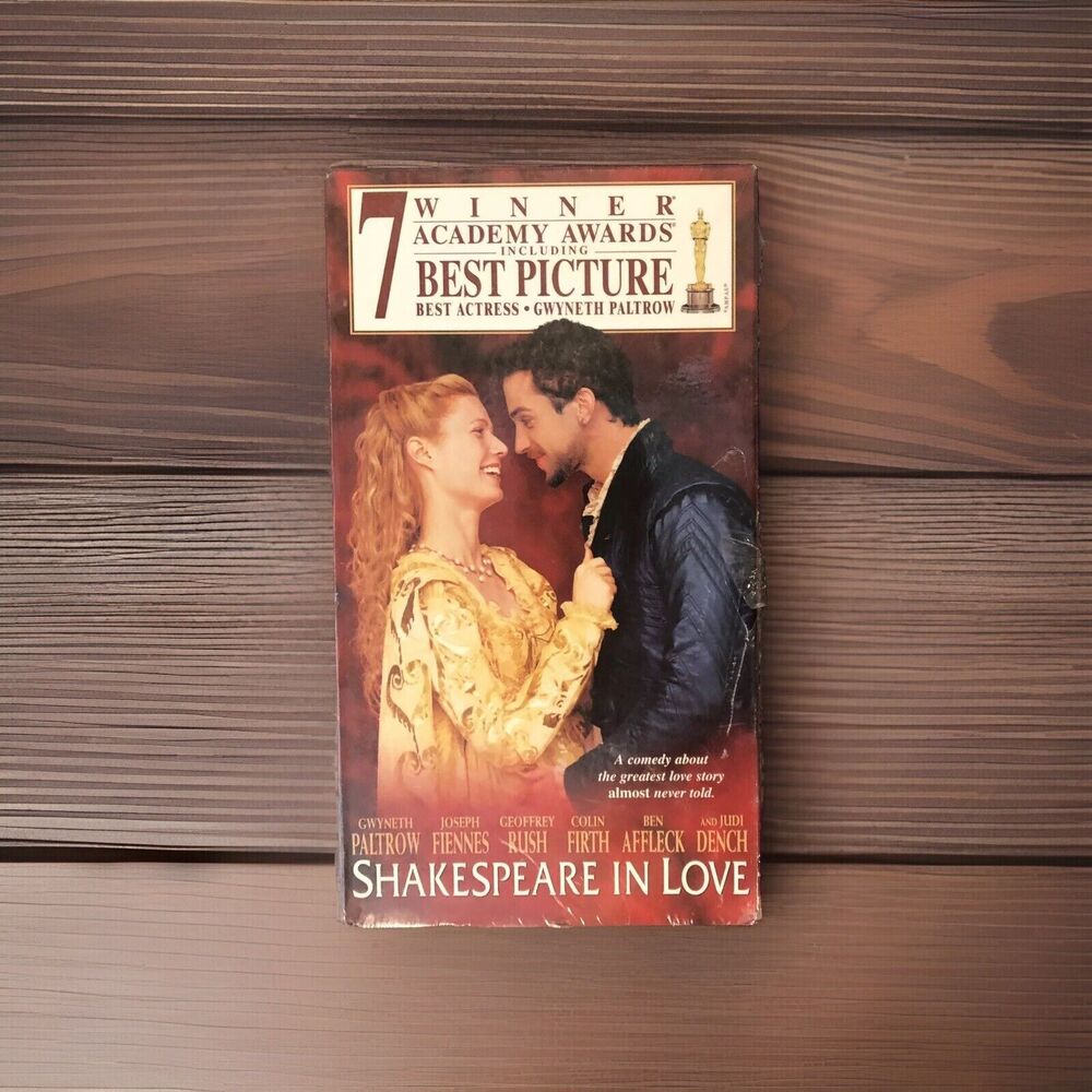 Shakespeare in Love VHS 1999 Gwyneth Paltrow Joseph Fiennes Best Picture Winner